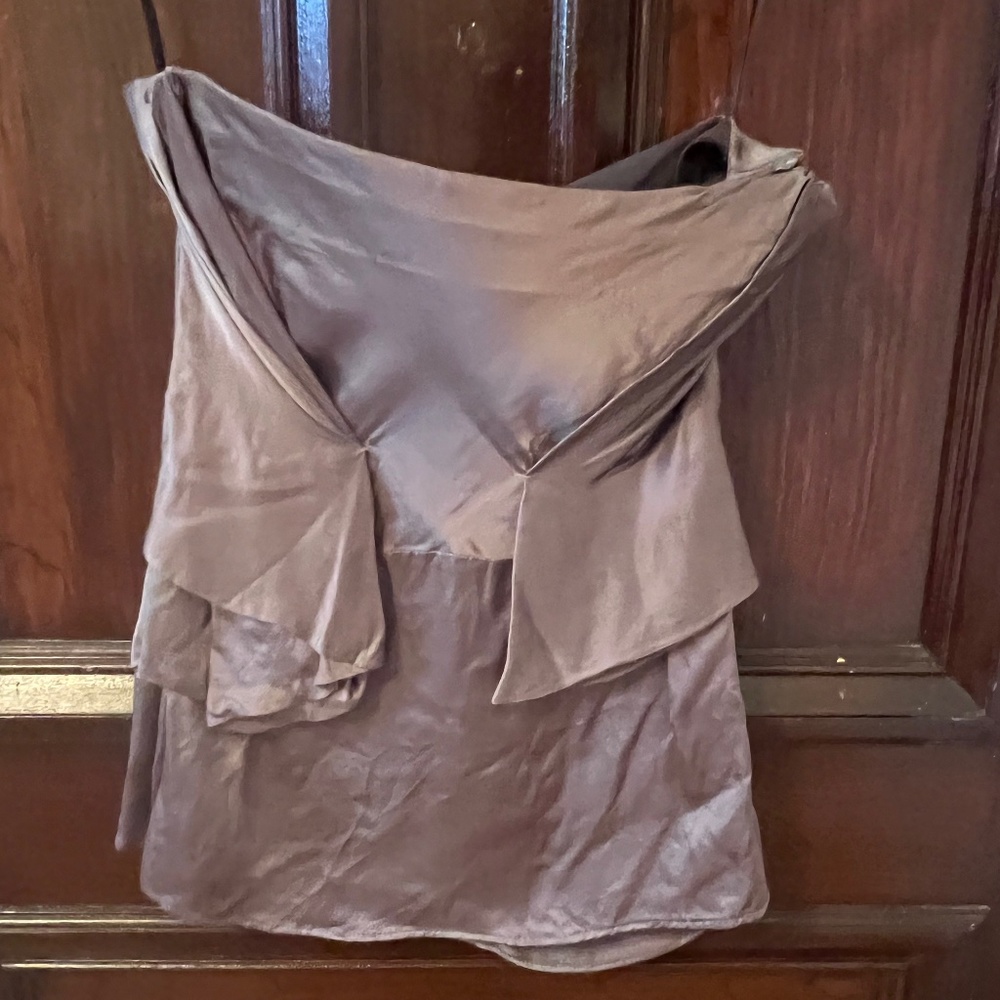 Costume national corset top 100% silk